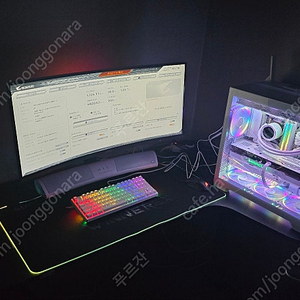 개인]9800x3d화이트pc판매합니다