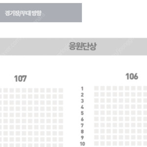 한화이글스 풀시즌권 응원단석 2연석 또는 3연석 장당