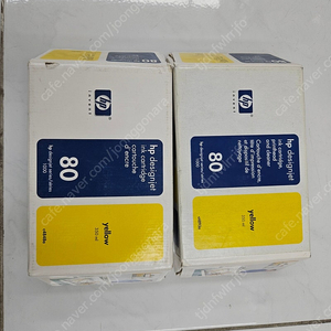 오래된 HP플로토 잉크 80 C4893a 노랑색