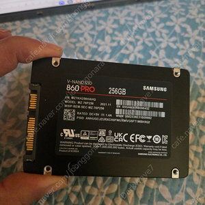 삼성전자 860 Pro 256GB MZ-76P256BW SSD 정품 단순개봉 미사용품 NO박스