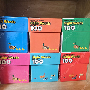 Sight Words 100 플래시 카드 6세트