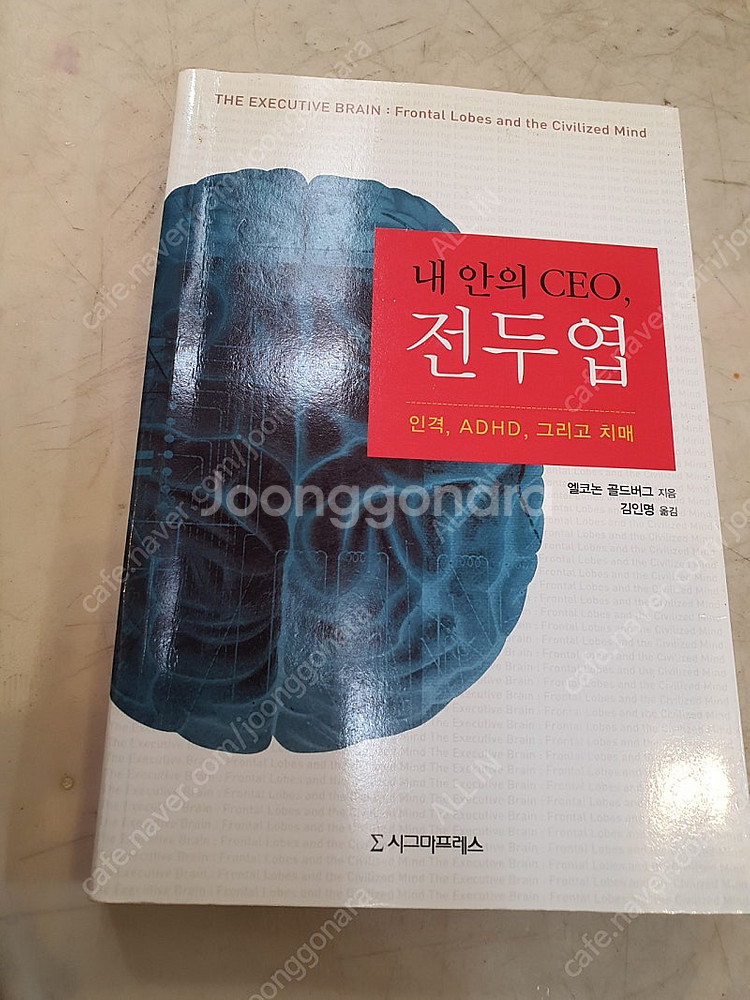 내 안의 CEO 전두엽 인격,ADHD,그리고 치매 도서...--0