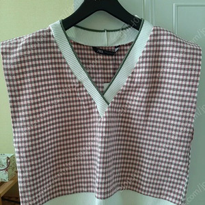 zara 체크 니트베스트 xs사이즈 새상품