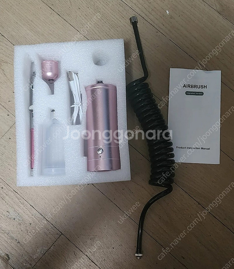 휴대용 에어브러쉬 판매합니다. 건담 도색--1