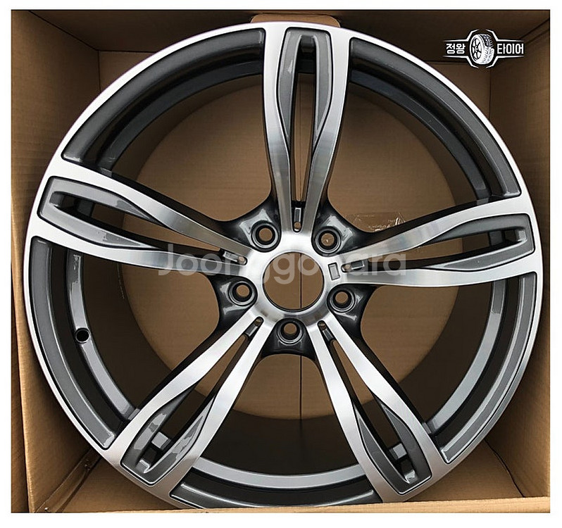 신품 휠 BMW M5 19인치 건메탈 휠 F바디 전용--6