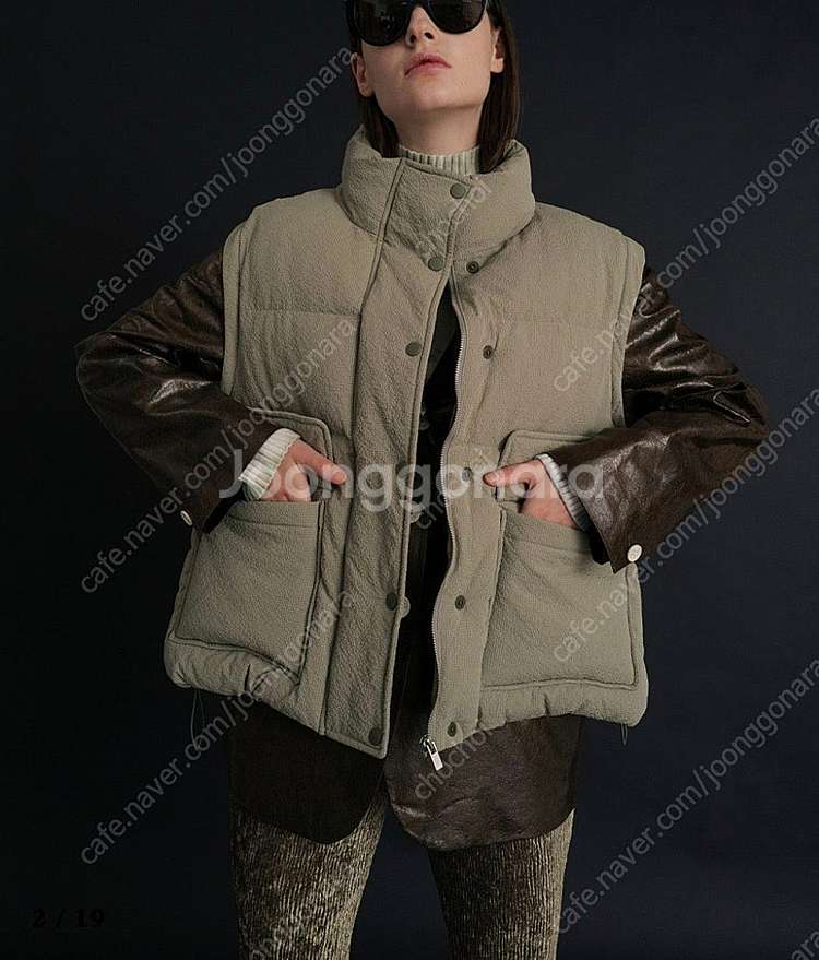 뮤제드 디테쳐블 다운 푸퍼 자켓--1