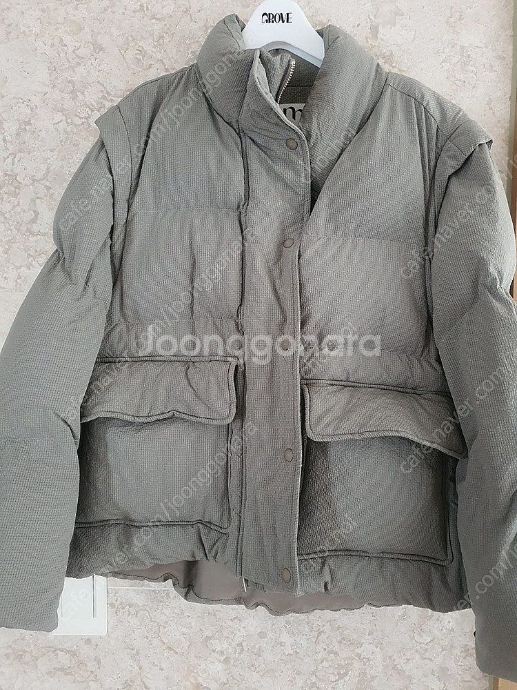 뮤제드 디테쳐블 다운 푸퍼 자켓--3
