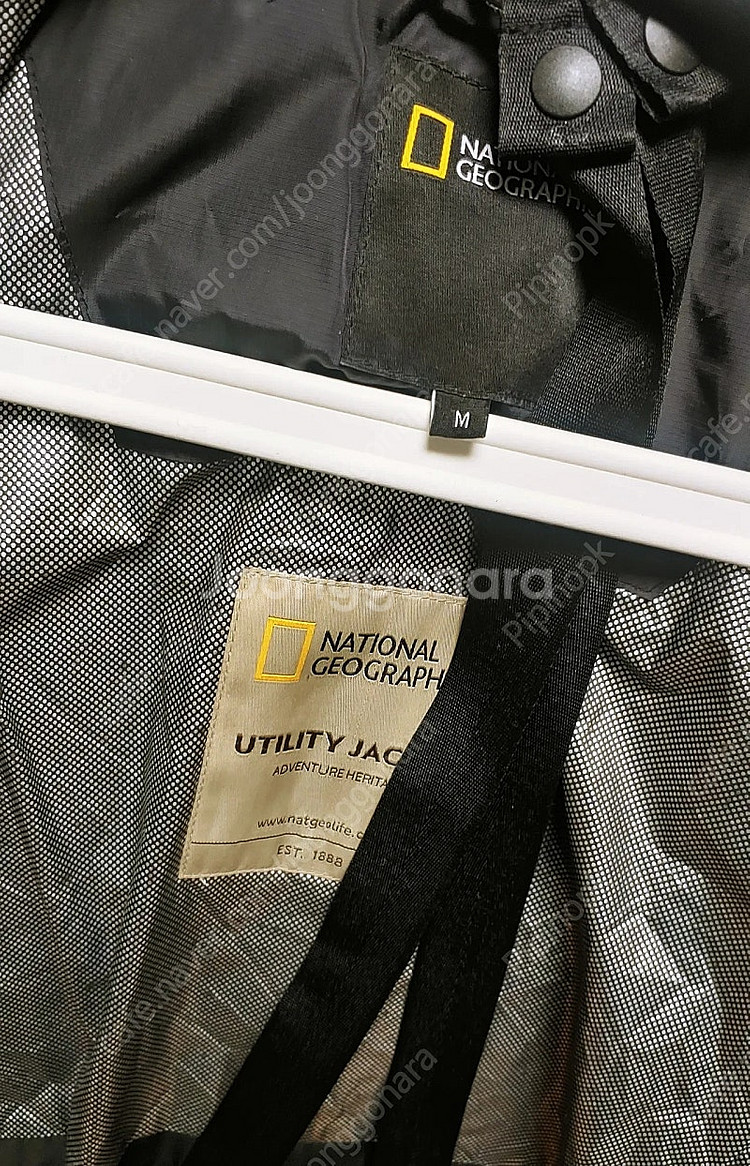 [L] 내셔널 지오그래픽 롱패딩점퍼 블랙540--3