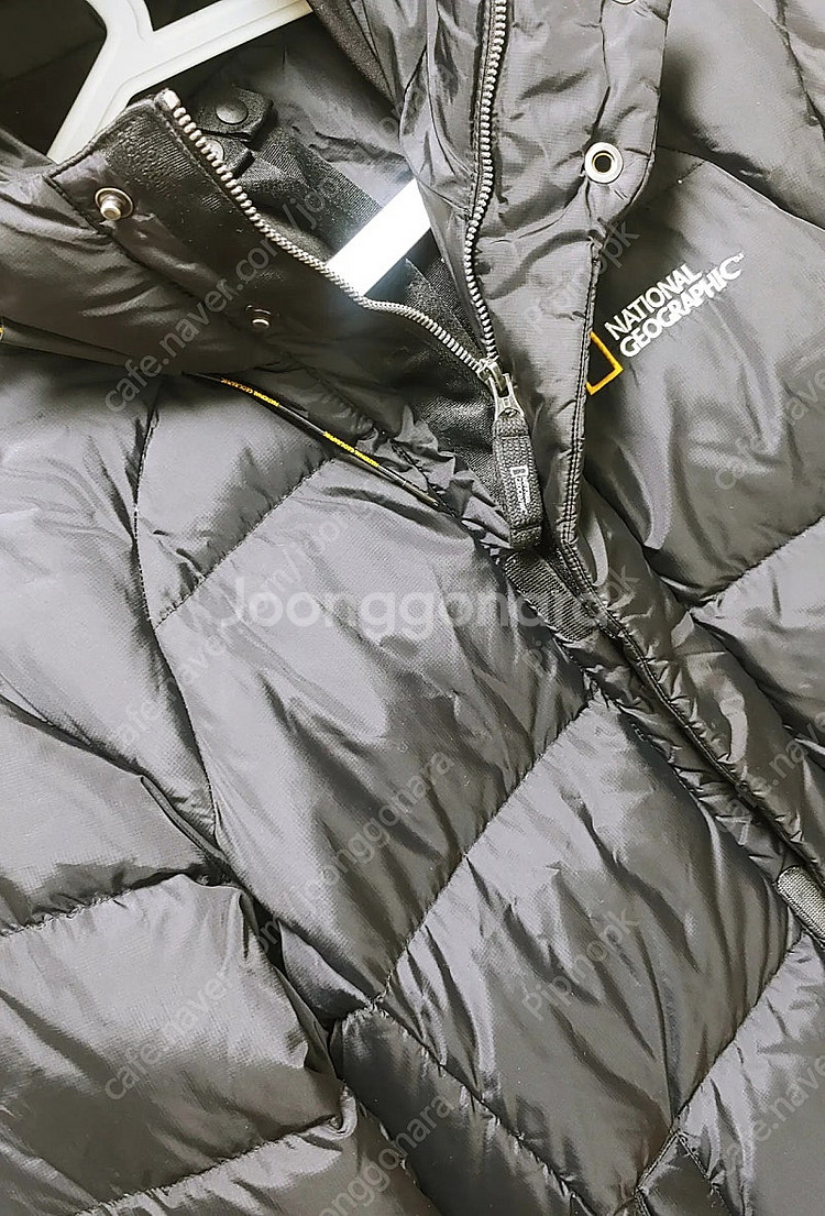 [L] 내셔널 지오그래픽 롱패딩점퍼 블랙540--4