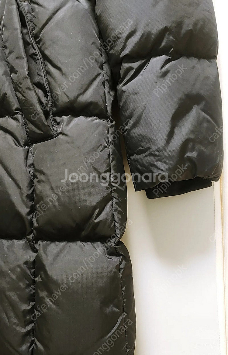 [L] 내셔널 지오그래픽 롱패딩점퍼 블랙540--5