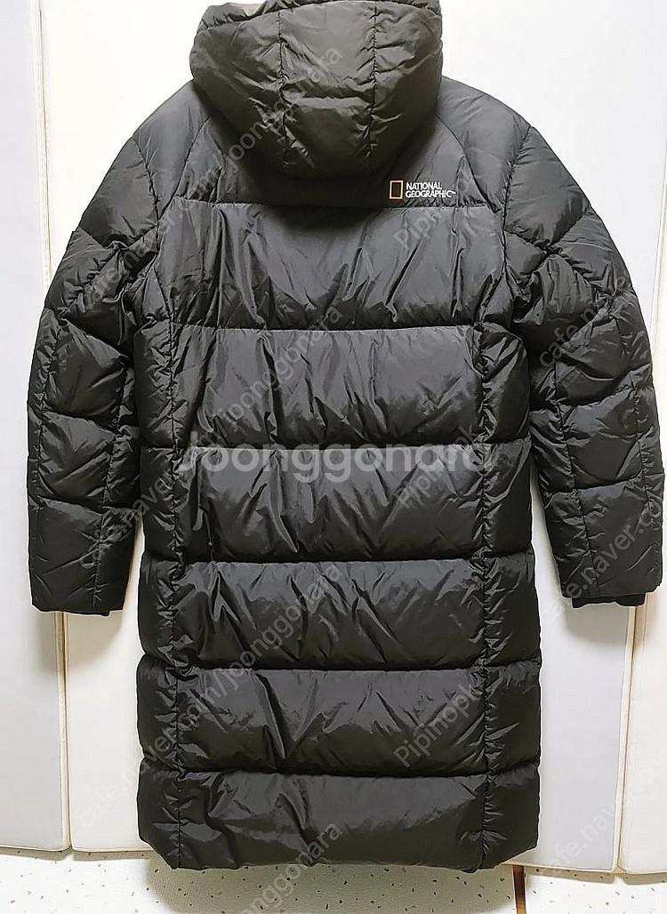 [L] 내셔널 지오그래픽 롱패딩점퍼 블랙540--7