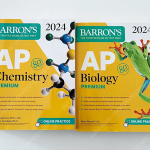 AP BIOLOGY, AP CHEMISTRY 2024 팝니다.