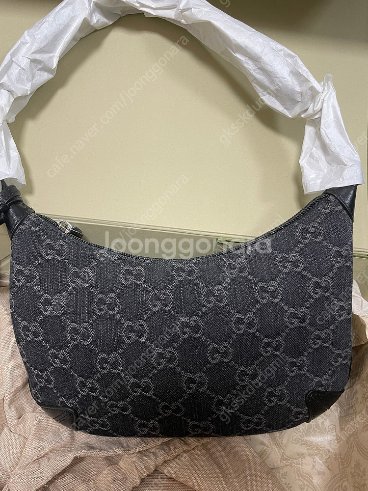 구찌 홀스빗 GG 스몰백 (데님그레이) 미개봉 정품--2