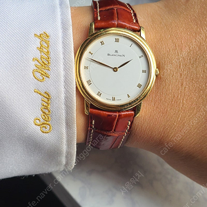 [정품] 블랑팡 빌레레 울트라슬림 18K 옐로우골드 금통 칼리버 CAL. 21 (Blancpain Villeret Ultra-Slim 18K YG Cal.21)