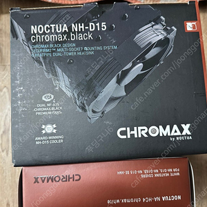 NOCTUA NH-D15 chromax.black CPU쿨러 농협쿨러 NA-HC4 커버 포함