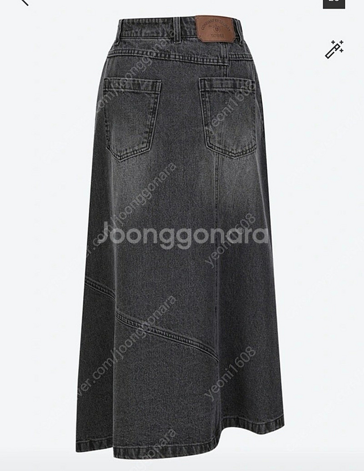 SJSJ 데님 스커트 (흑청)사이즈66--1