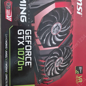 MSI 1070TI 트윈프로져 박스풀