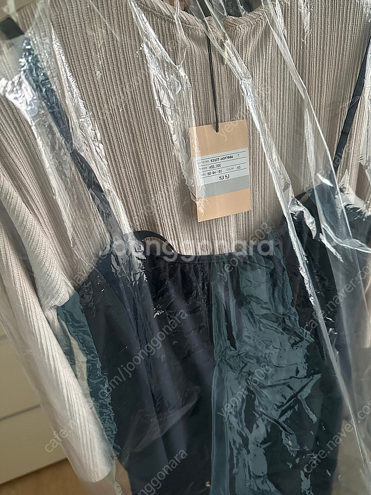 SJSJ 텍스처블록밴딩 드레스 55--7