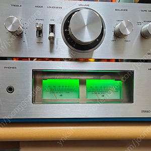 일본수입 도시바 빈티지 앰프(Aurex SC-335)와 프리앰프(Aurex SY-335) 셋트입니다