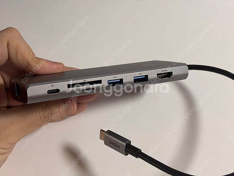 벨킨 7in1 USB C타입 멀티 포트 어댑터 허브 I...--1