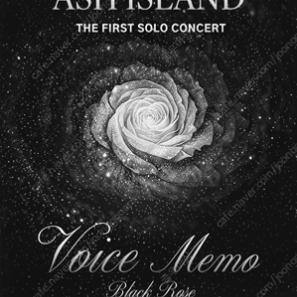 애쉬아일랜드VIP석 판매합니다. 애쉬 아일랜드 첫 번째 단독 콘서트 ［Voice Memo : Black Rose］