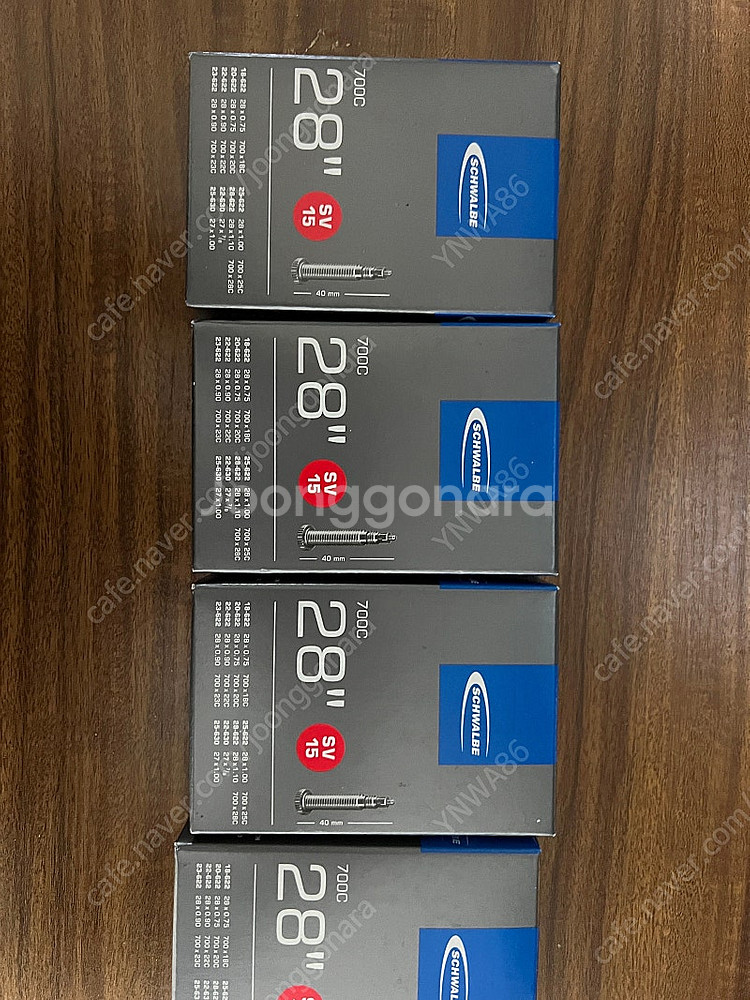 슈발베 로드 타이어 튜브 700c 40mm 4개 일괄팝...--2