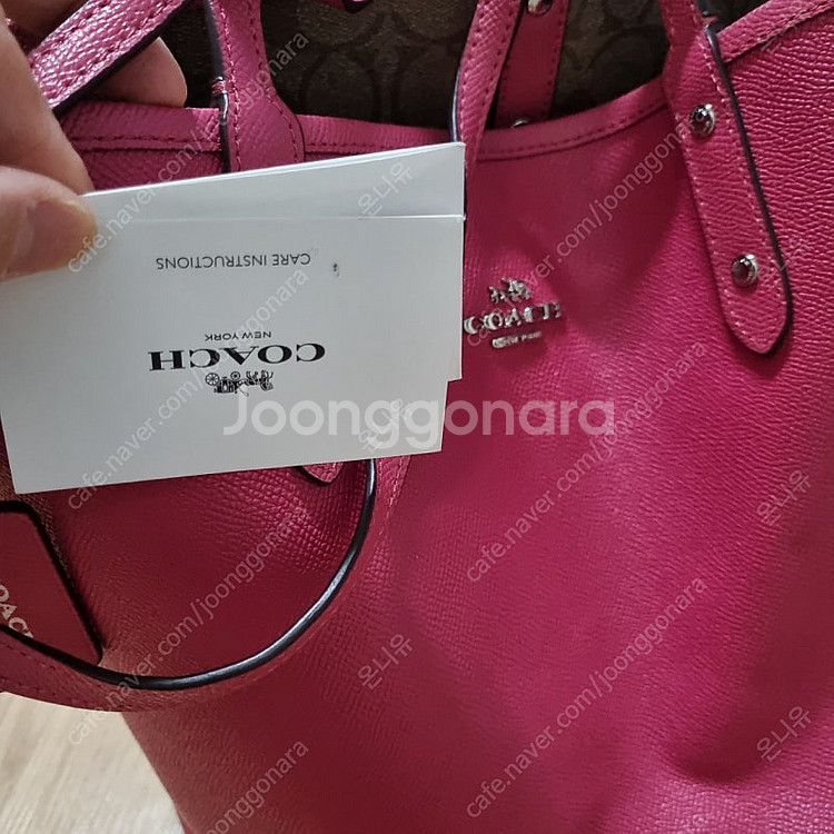 코치정품 (양면) 가로40 세로 35 ₩60,000--1