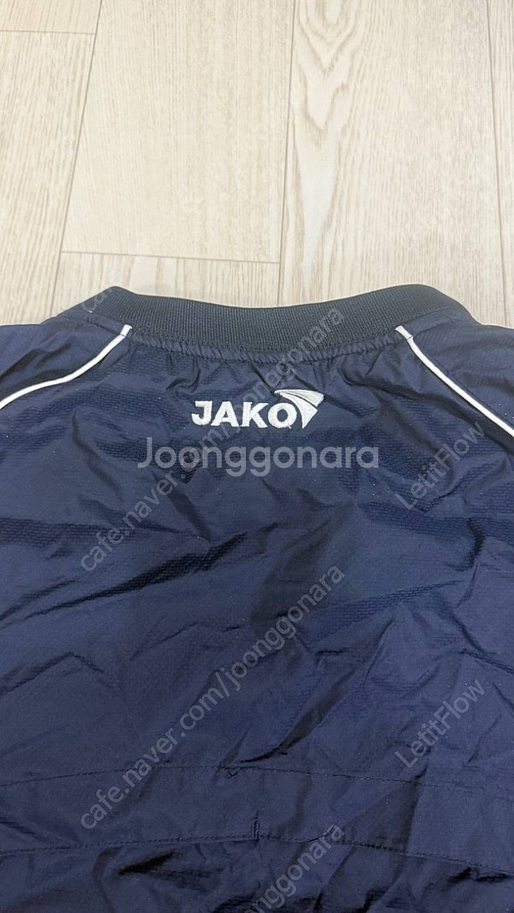 JAKO 자코 빈티지 바람막이 트레이닝 웜업 탑--5