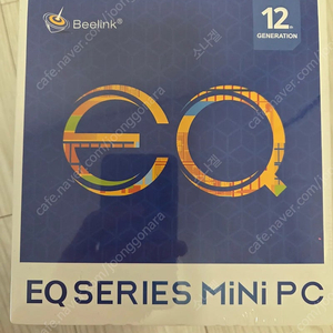 미개봉 비링크 eq12 n100 ddr5 16g 512gb 미니 pc