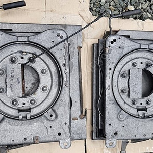 차량시트 좌우슬라이딩+ 회전기능 브라켓 2개