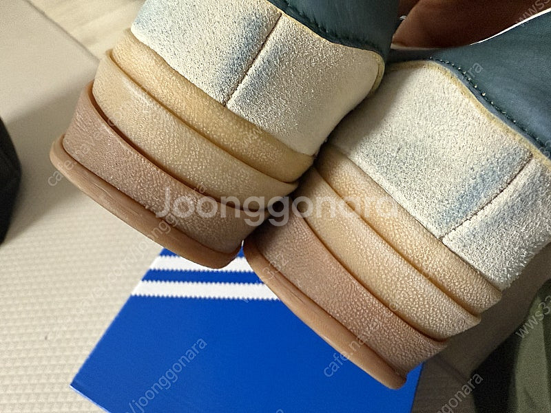 아디다스 가젤 볼드 베이지 그린 245--2