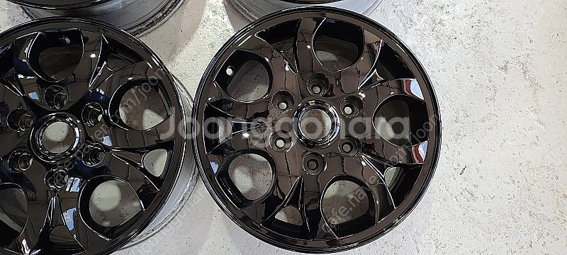 그랜드스타렉스 블랙유광 16인치 순정휠 대품판매20만원--1
