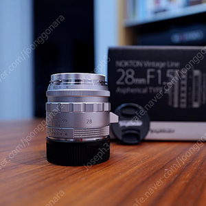 보이그랜더 녹턴 빈티지 라인 NOKTON 28mm F1.5 ASP Type II VM마운트 실버 / 35mm F1.5 Type II VM마운트 실버 렌즈