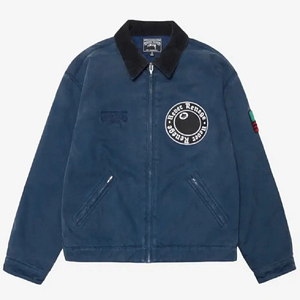 [XXL] 스투시 데님티어스 캔버스 자켓 블루 Stussy x Denim Stussy x Denim Tears Canvas Jacket Blue