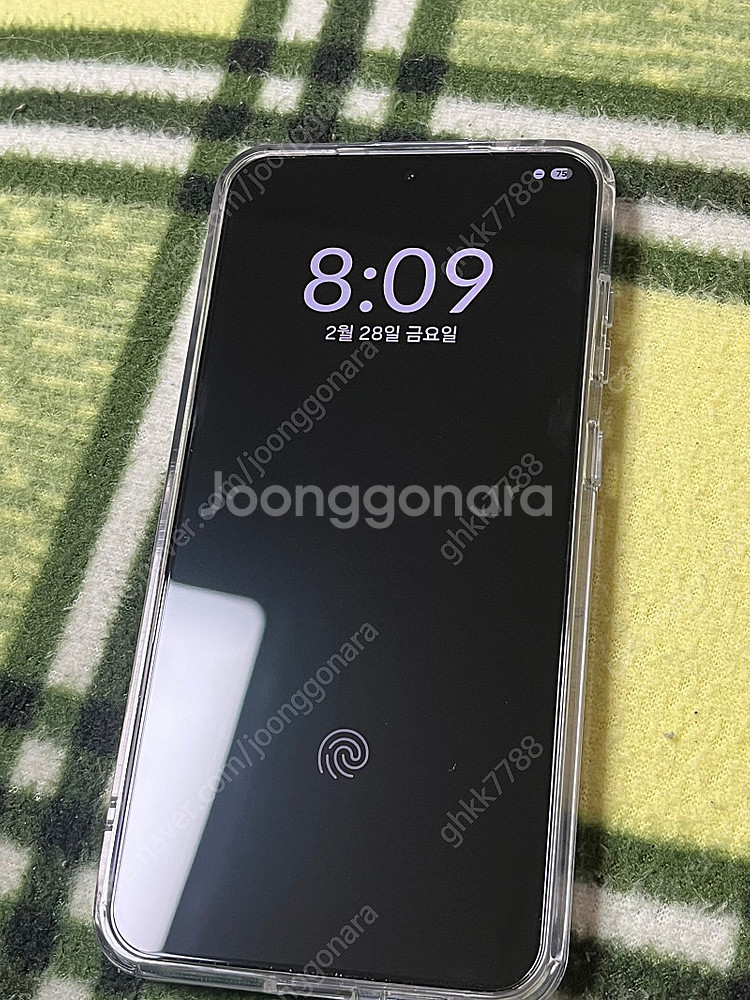 S25+ 256기가 실버 자급제 단품--1