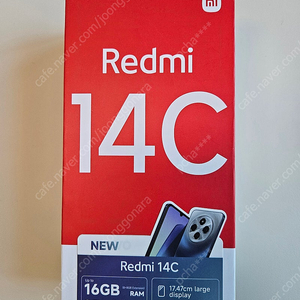 (미개봉) 샤오미 Redmi 14C [8램+256GB/블랙]