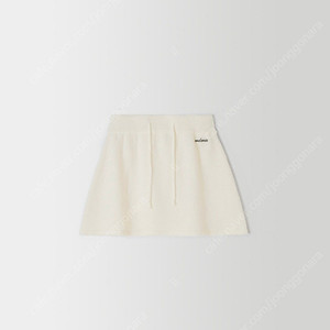 온드민 pony knit skirt 아이보리