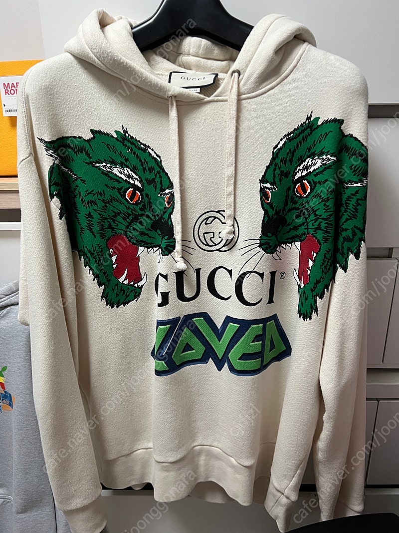 구찌 타이거후드티 xxl