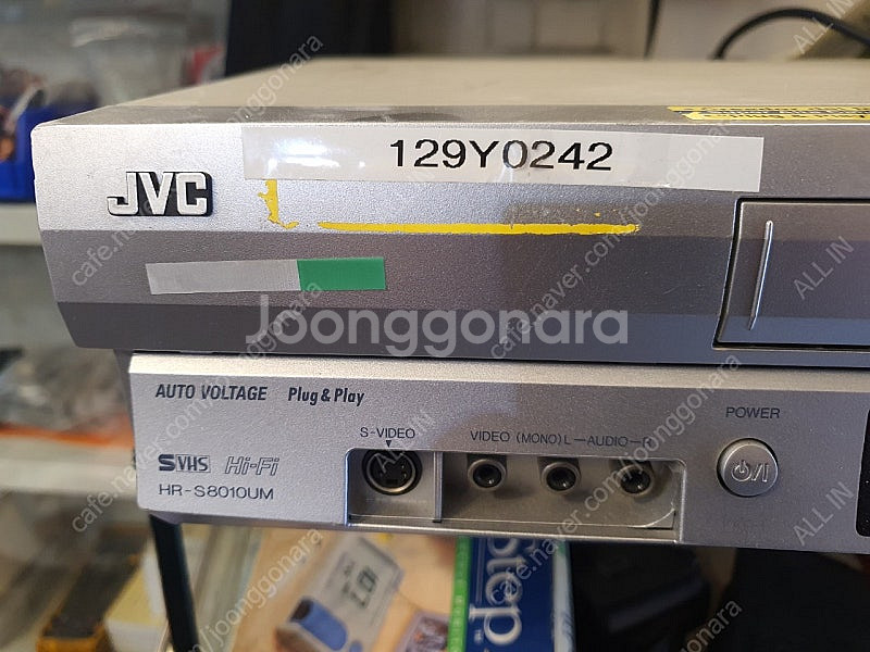 JVC 비디오플레이어 HR-S8010UM 두대 VHS--4