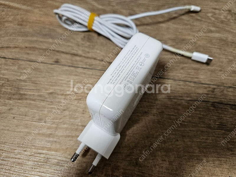 애플 맥북 USB-C 충전기 87w & 애플 케이블--4