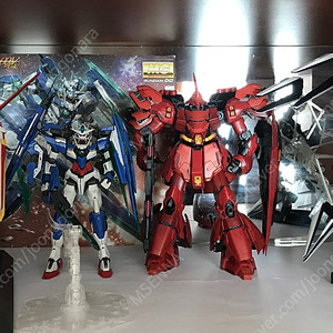 MG 사자비 버카, 뉴건담 버카, 더블오 퀀터 풀세이버 가조립 팝니다