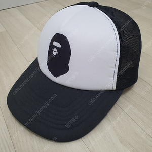 BAPE 베이프 사루 트러커캡 매쉬캡 볼캡 검흰 모자 팝니다