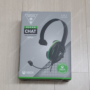 터틀비치 리콘 챗 RECON Chat XBOX Black 유선 3.5mm 엑스박스 윈도우 게이밍 헤드셋