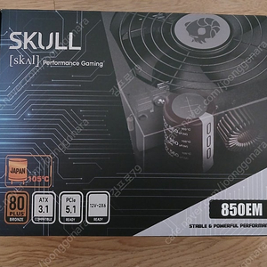 스컬 파워 850w skull 850em