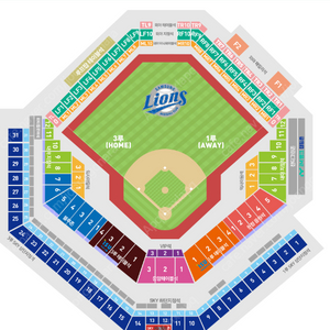 3/8 삼성라이온즈 시범경기 SSG전 블루존, 3루 내야지정석 판매