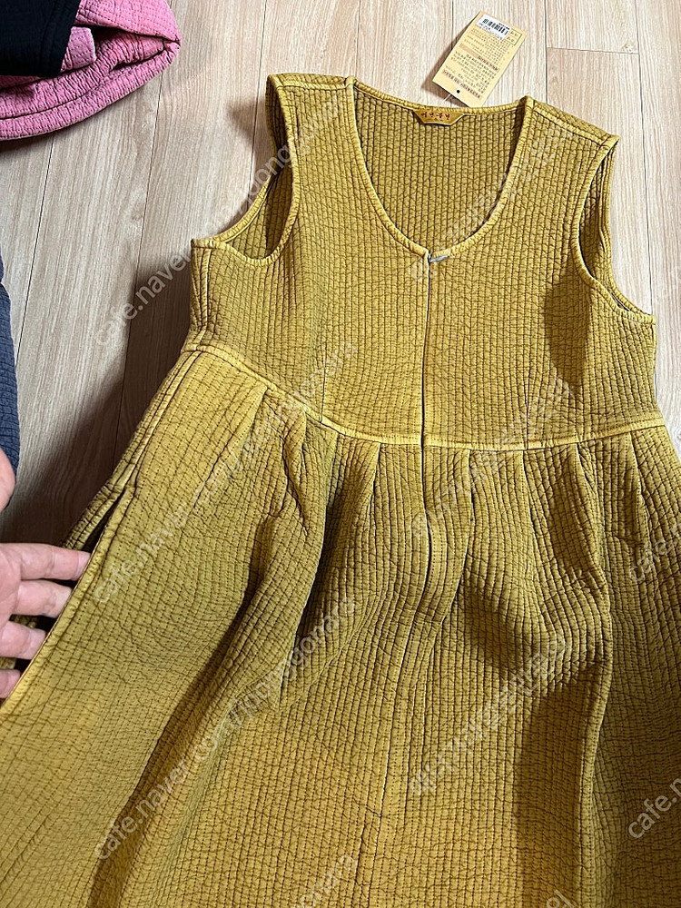 겨울 누빔 생활한복 원피스 SET 면100% (55~66 , 66~77) 사이즈 새상품 초특가--4