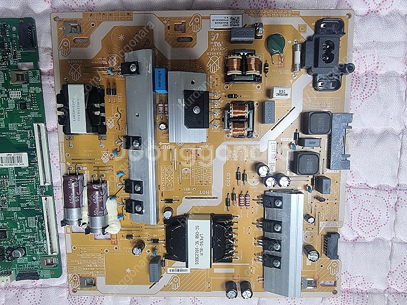 삼성 UN50NU7050 메인보드, 파워보드, 스탠드--3