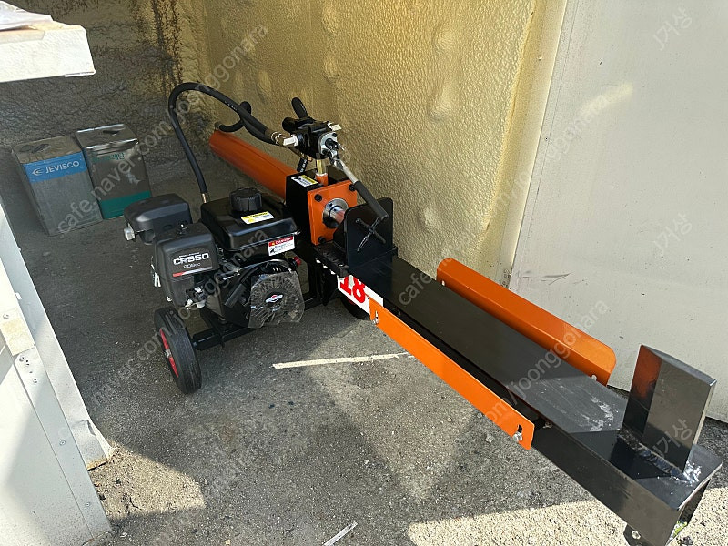 대형 유압 도끼 18톤 가솔린엔진 일자날 작업--2