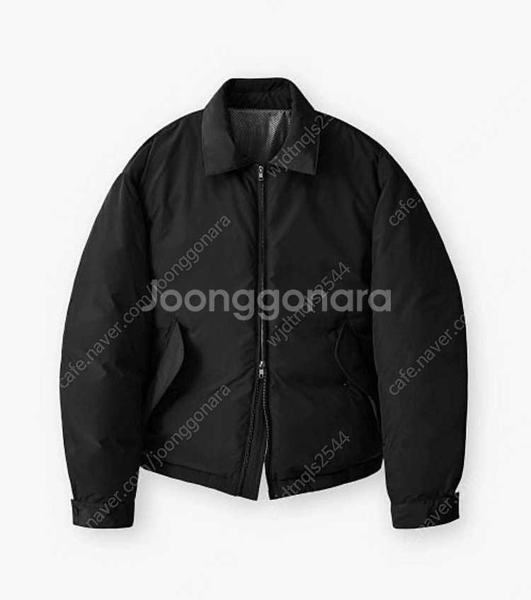 라퍼지스토어 덕다운 미니멀 블루종 패딩 M 사이즈 새상...--0