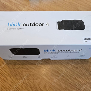 블링크 아웃도어 4 blink outdoor 2팩